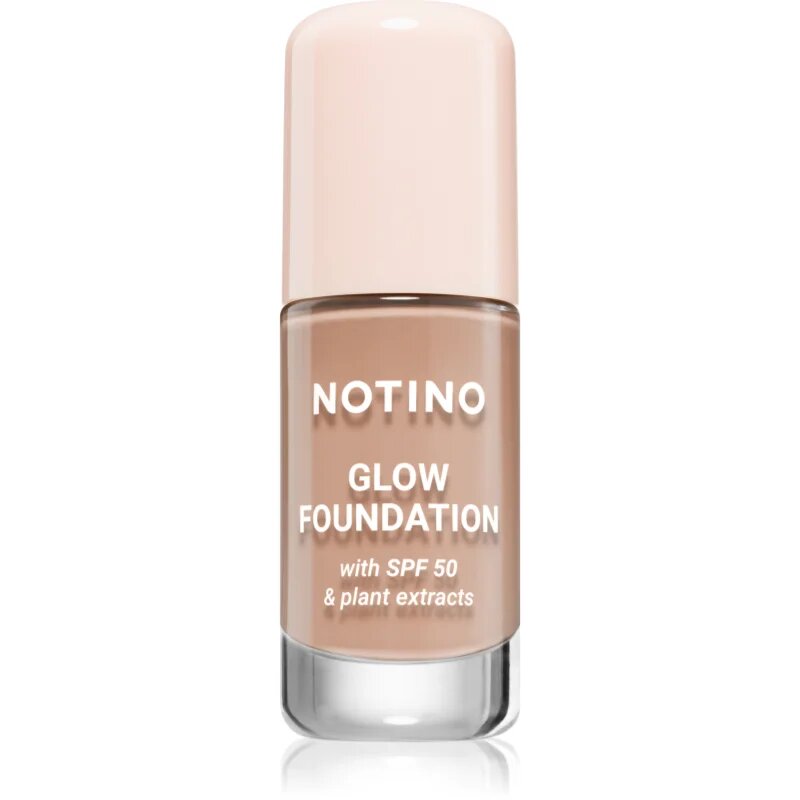 Notino Glow Foundation With SPF 50 & Plant Extracts élénkítő make-up SPF 50 01 Medium Deep Cool 30 ml