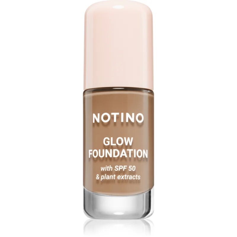 Notino Glow Foundation With SPF 50 & Plant Extracts élénkítő make-up SPF 50 01 Medium Deep Neutral 30 ml