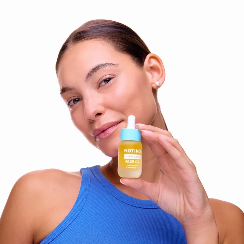 Notino Hydrating Face Oil with Squalane & Vitamins C + E világosító olaj C vitamin 15 ml