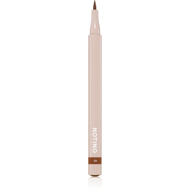 Notino Lifeproof Eyebrow Felt Pen vízzel lemosható szempillaspirál szemöldökre 03 Warm Brown 1 ml