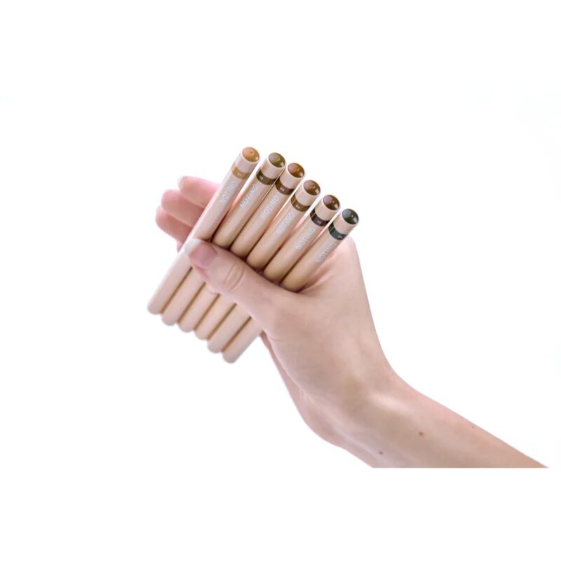 Notino Lifeproof Eyebrow Felt Pen vízzel lemosható szempillaspirál szemöldökre 03 Warm Brown 1 ml