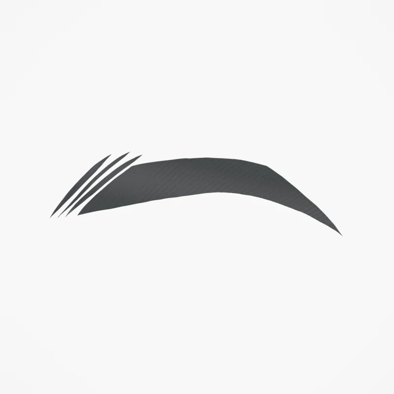 Notino Lifeproof Eyebrow Felt Pen vízzel lemosható szempillaspirál szemöldökre 06 Graphite 1 ml