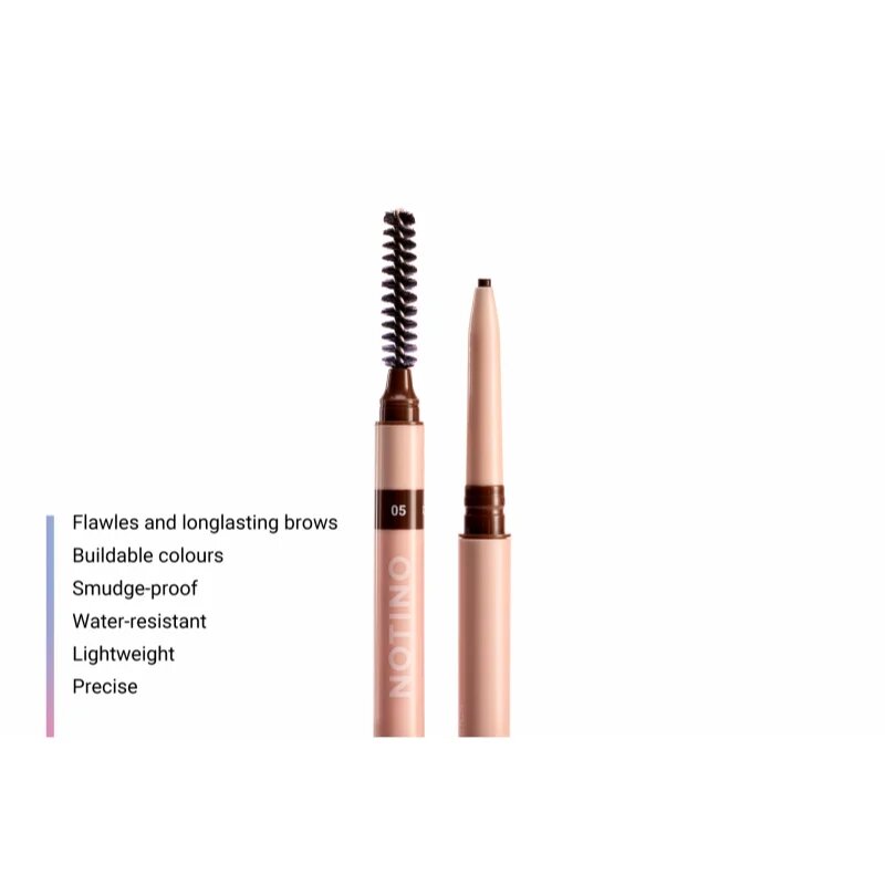 Notino Lifeproof Eyebrow Pencil precíz szemöldökceruza 05 Dark Brown 0.09 g