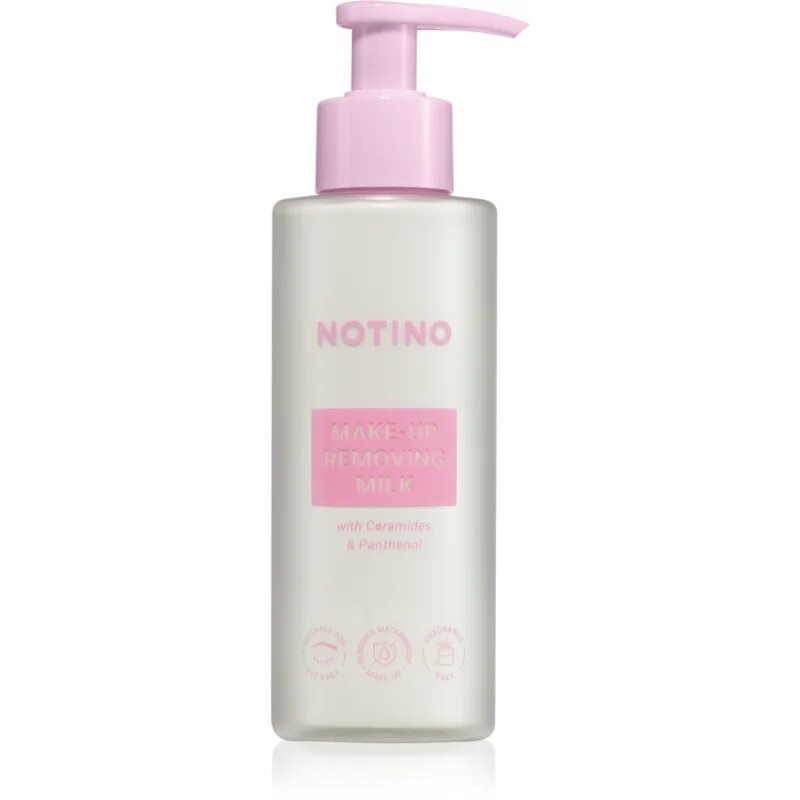 Notino Make-up Removing Milk gyengéd sminklemosó tej az arcra és a szemekre 200 ml