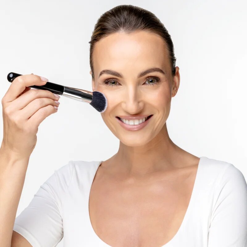 Notino Makeup Brushes Professional Angled Contour Make-Up Brush 141 kontúrozó ecset 1 db