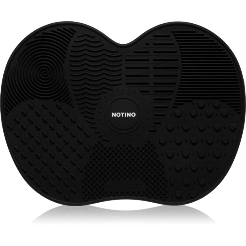 Notino Makeup Brushes Silicone Cleaning Mat For Make-Up Brushes tisztító ecset alátét Black 1 db