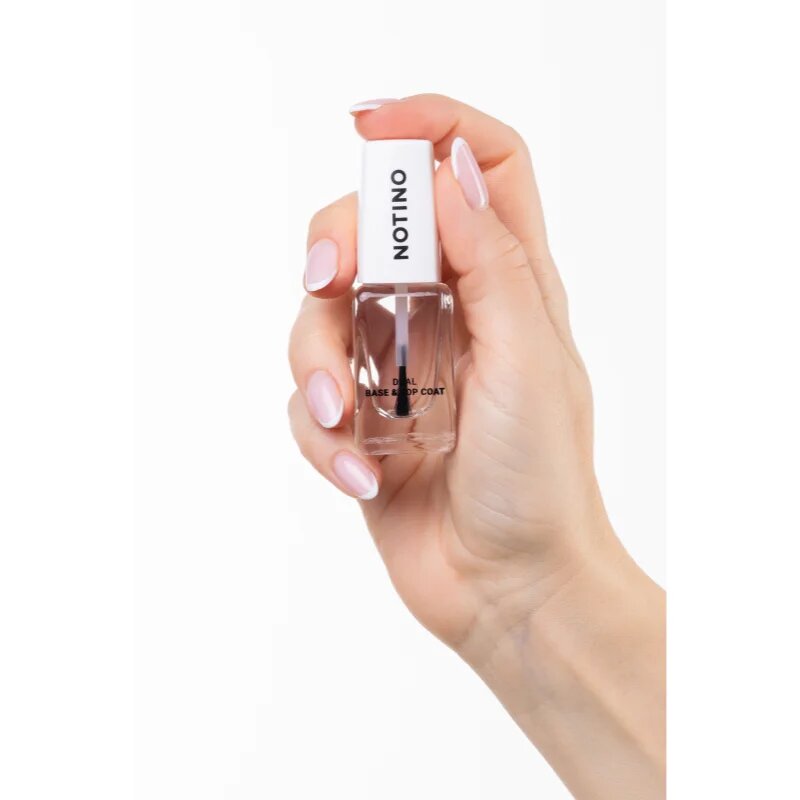 Notino Nail Care Dual base & Top coat bázis- és fedőlakk 10 ml