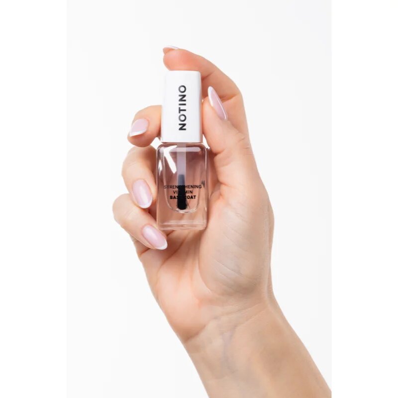 Notino Nail Care Strengthening Vitamin Base Coat ápoló körömlakk vitaminokkal A C E 10 ml