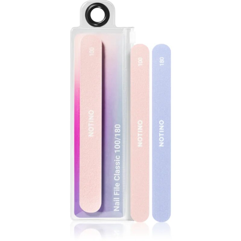 Notino Nail Tools Nail File Classic Klasszikus körömreszelő két különböző érdeséggel Classic 100/180 1 db
