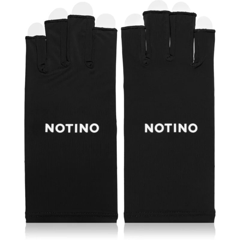 Notino Nail Tools UV Protection Gloves UV-védőkesztyű Black 1 db