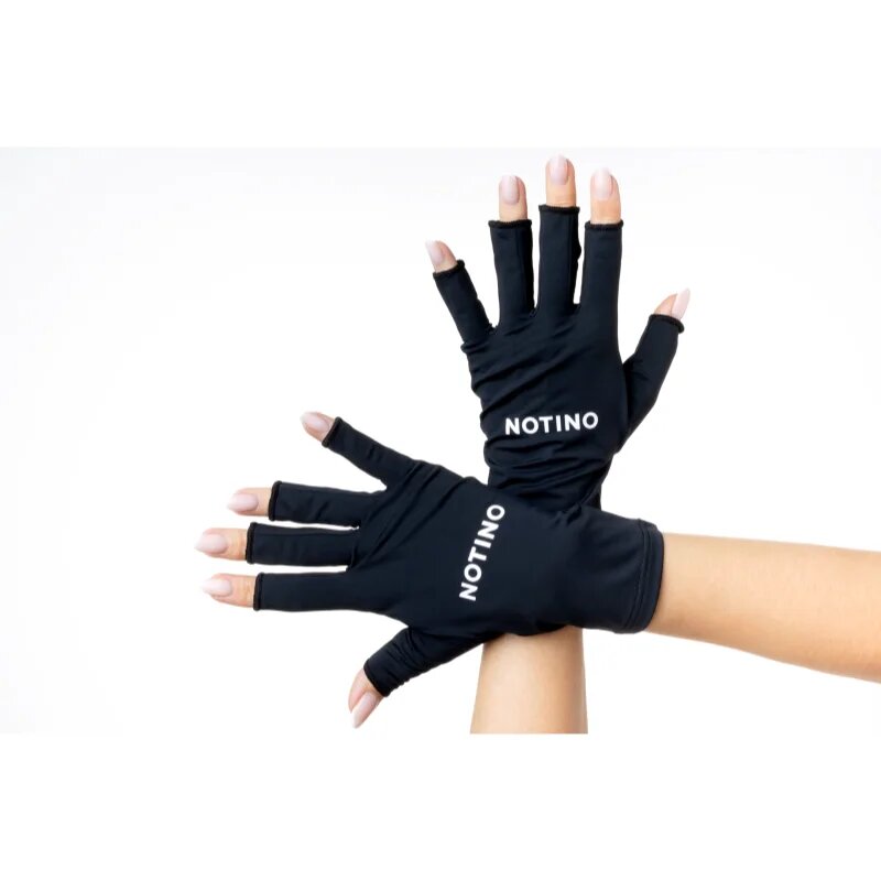 Notino Nail Tools UV Protection Gloves UV-védőkesztyű Black 1 db
