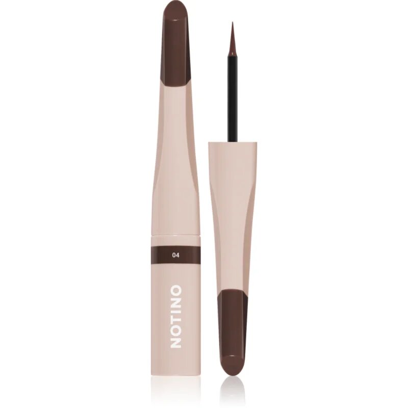 Notino Serum-Infused Lifeproof Eyebrow Liner folyékony szemöldökkontúr szérummal 04 Dark Brown 2.8 ml