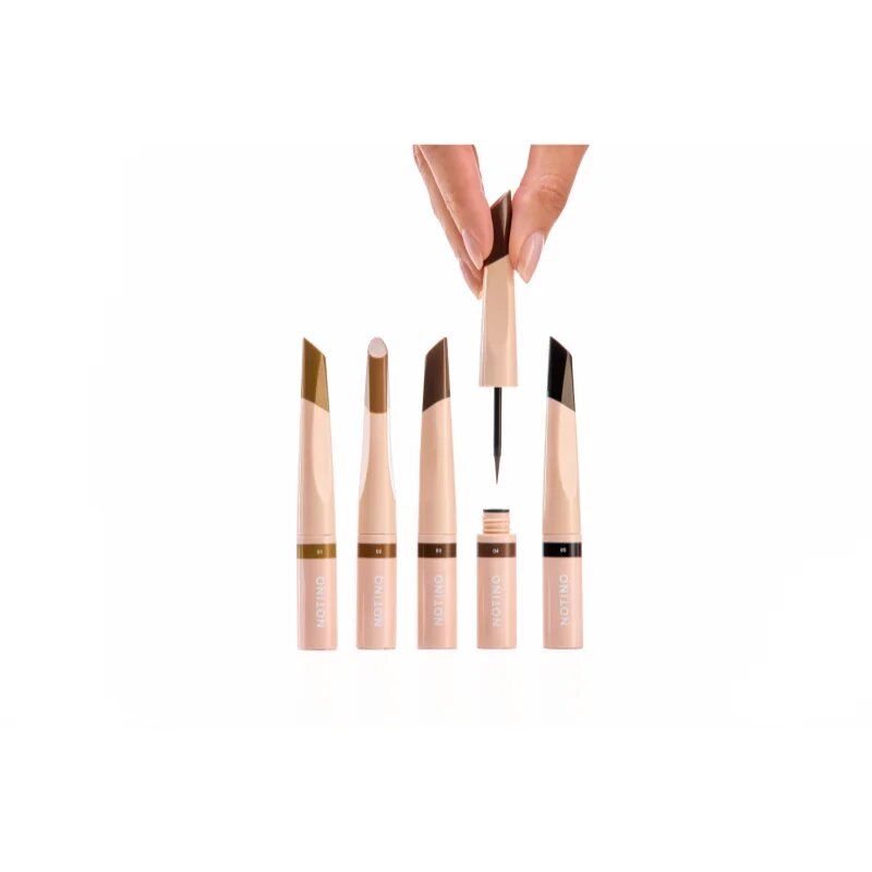 Notino Serum-Infused Lifeproof Eyebrow Liner folyékony szemöldökkontúr szérummal 04 Dark Brown 2.8 ml