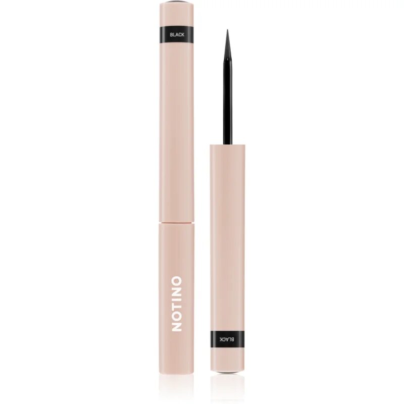 Notino Serum-Infused Lifeproof Eyeliner folyékony szemhéjtus aktív anyagokkal a szempilla növekedéséért 01 Black 1.7 ml
