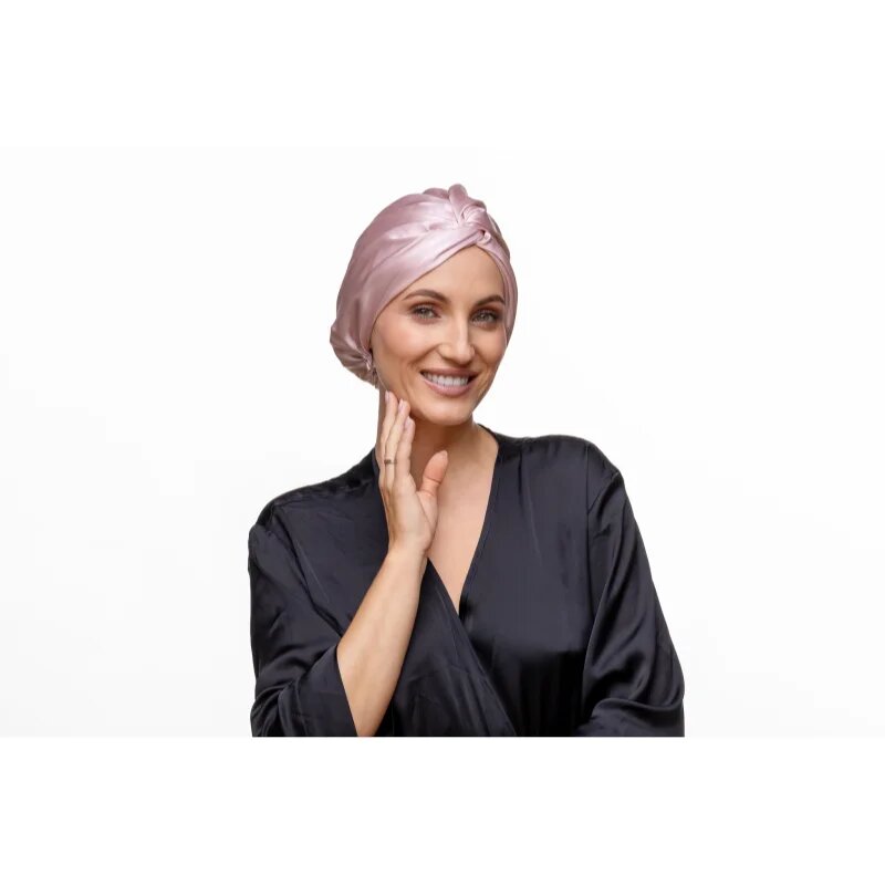 Notino Silk Collection Hair wrap selyem hajturbán Pink 1 db