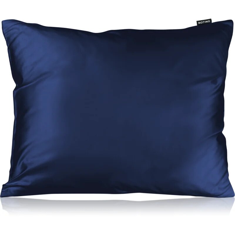 Notino Silk Collection Pillowcase selyem pánrahuzat Navy Blue 50x60 cm
