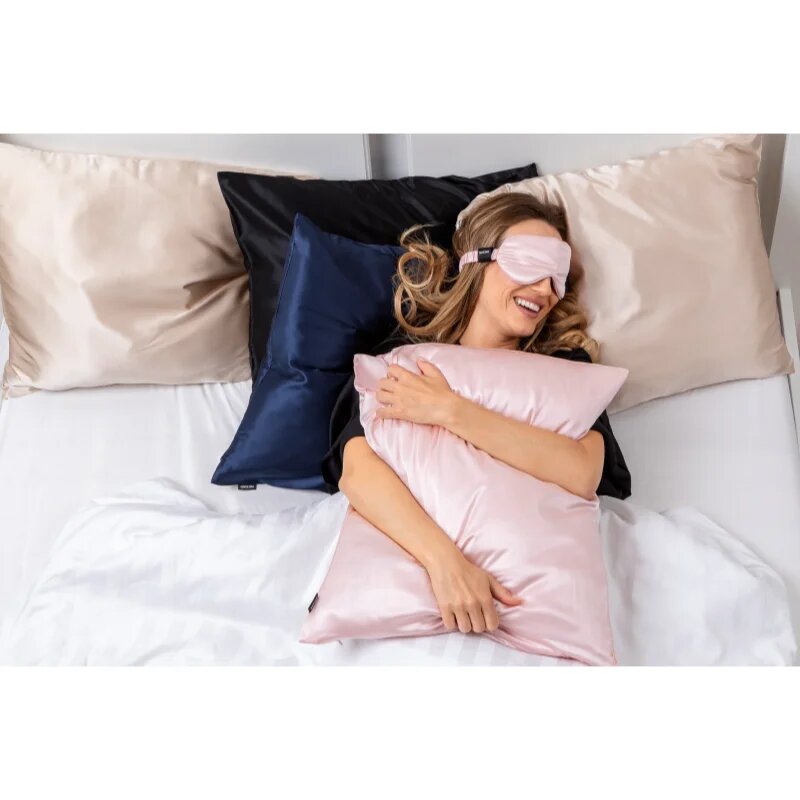 Notino Silk Collection Pillowcase selyem pánrahuzat Pink 50x60 cm