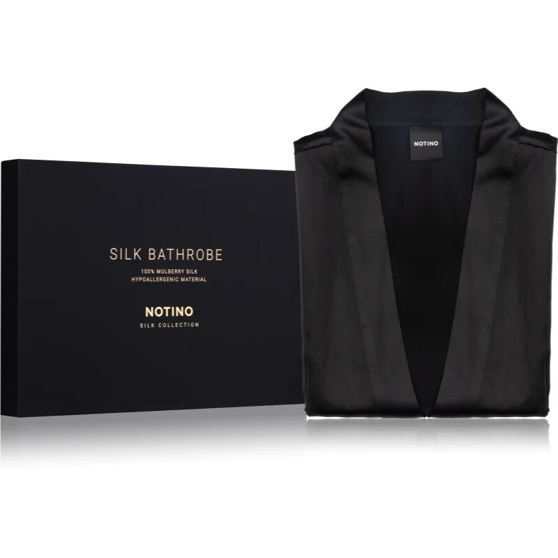 Notino Silk Collection Silk Bathrobe selyemköntös