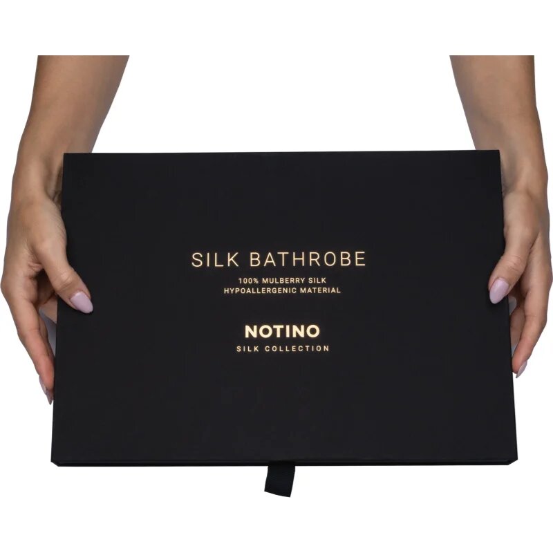 Notino Silk Collection Silk Bathrobe selyemköntös