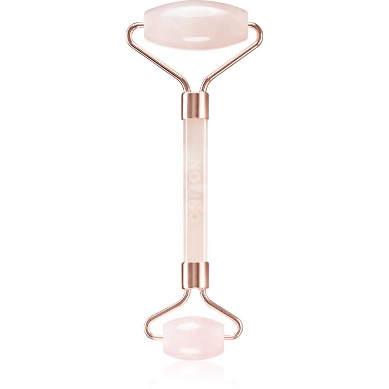 Notino Skincare Tools Rose Quartz Massage Roller masszázs szegédeszköz az arcra és a szem környékére 1 db