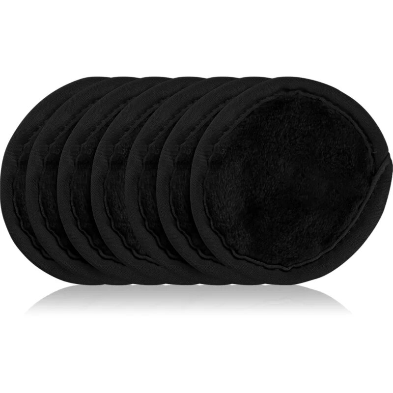 Notino Spa Collection Spa headband and make-up removal pads set sminklemosó szett spa fejpánttal Black 7 db