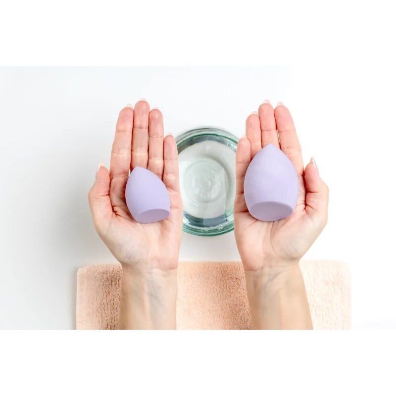 Notino Super Soft Make-Up Sponge precíz make-up szivacs Lavender 1 db