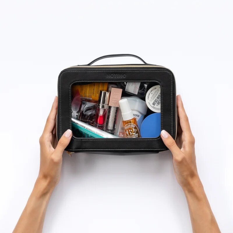 Notino Travel Collection Beauty Box kozmetikai doboz Black 1 db