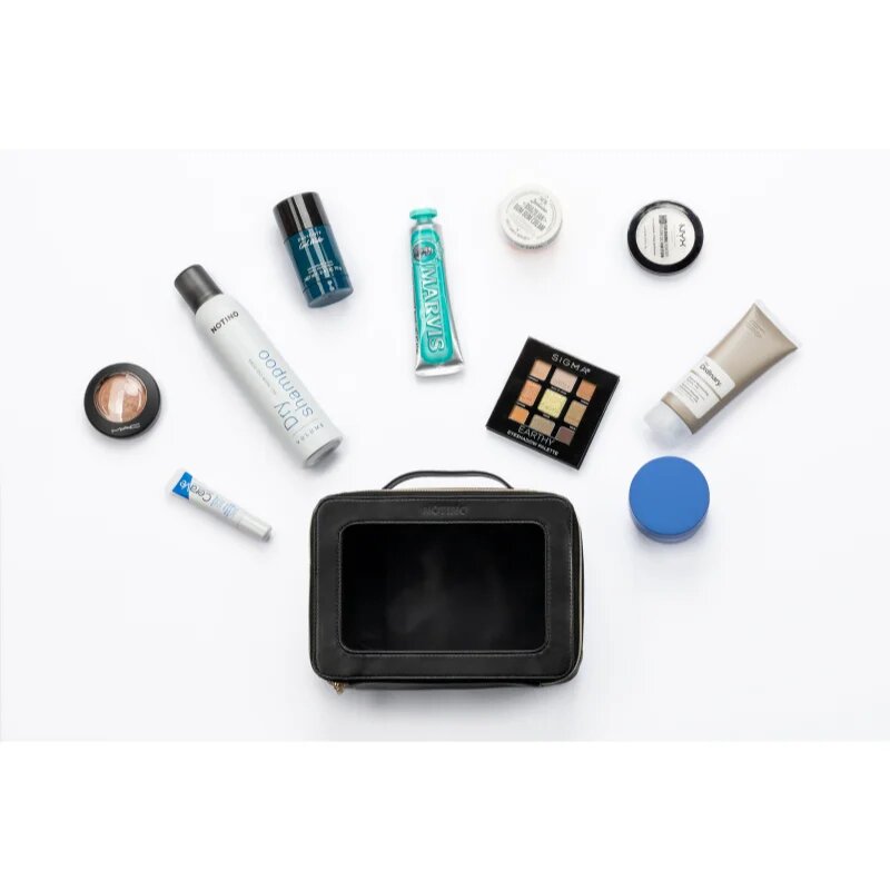 Notino Travel Collection Beauty Box kozmetikai doboz Black 1 db