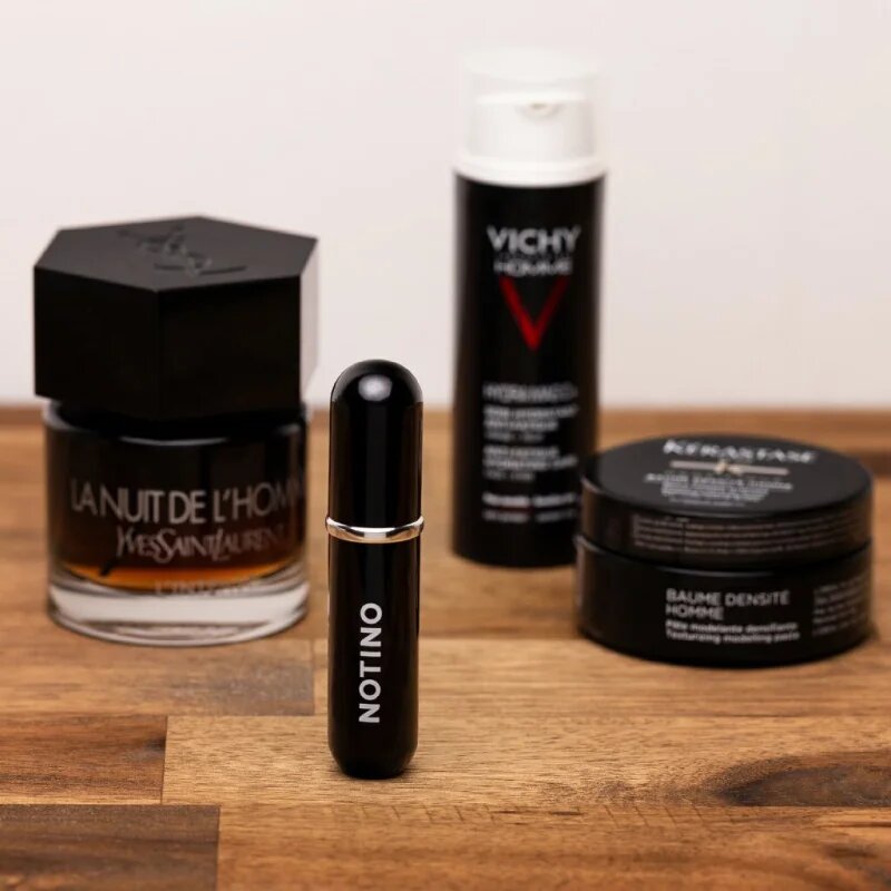Notino Travel Collection Perfume Atomiser szórófejes parfüm utántöltő palack Black 5 ml