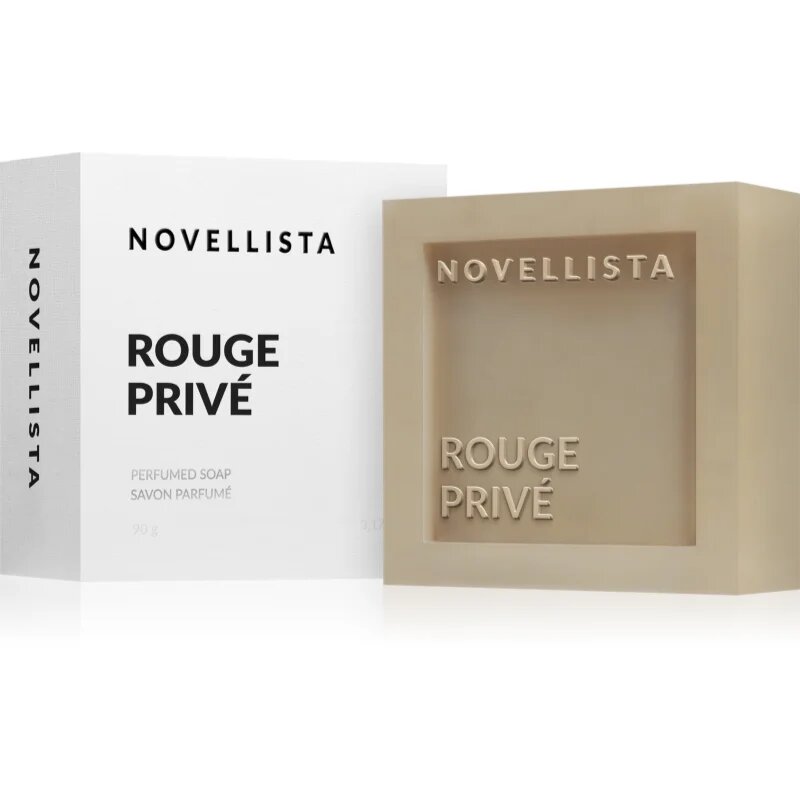 NOVELLISTA Rouge Privé luxus bar szappan arcra kézre és testre hölgyeknek 90 g