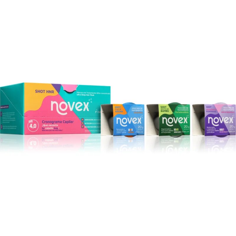 Novex PowerShot haj maszk 3x20 g