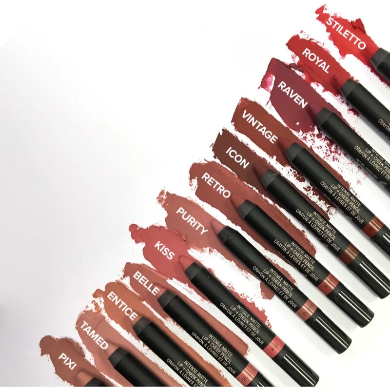 Nudestix Intense Matte univerzális ceruza az arcra és a szájra árnyalat Purity 28 g