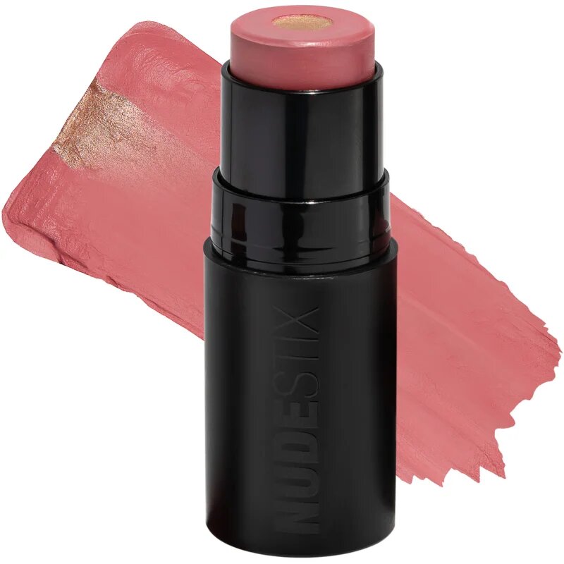 Nudestix Nudies Matte + Glow Core multifunkcionális smink a szemre az ajkakra és az arcra árnyalat Pink Ice 6 g