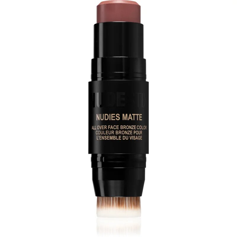 Nudestix Nudies Matte multifunkcionális smink a szemre az ajkakra és az arcra árnyalat Sunkissed Cool 7 g