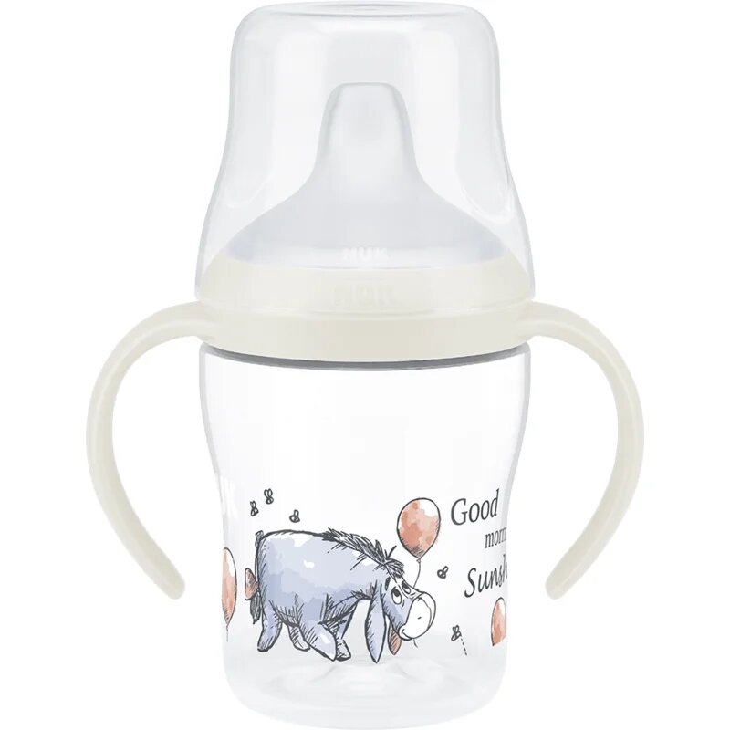 NUK Perfect Match Disney gyakorlóbögre fogantyúval Eeyore 6m+ 1 db
