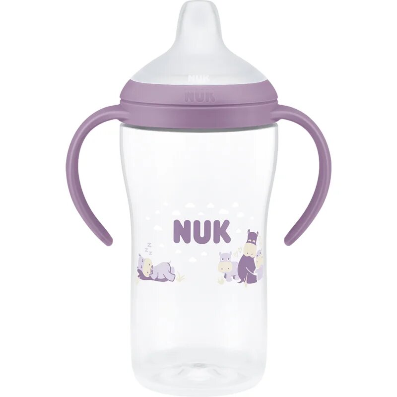 NUK Perfect Match Hippo tanulópohár hőmérséklet-figyeléssel 6m+ 1 db