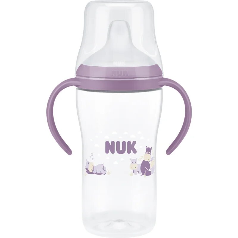 NUK Perfect Match Hippo tanulópohár hőmérséklet-figyeléssel 6m+ 1 db
