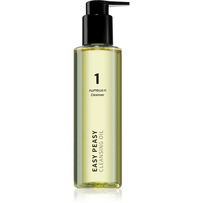 Numbuzin No. 1 Easy Peasy Cleansing Oil tisztító és sminklemosó olaj hidratálja a bőrt és minimalizálja a pórusokat 200 ml