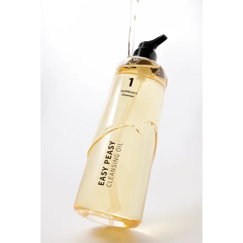 Numbuzin No. 1 Easy Peasy Cleansing Oil tisztító és sminklemosó olaj hidratálja a bőrt és minimalizálja a pórusokat 200 ml