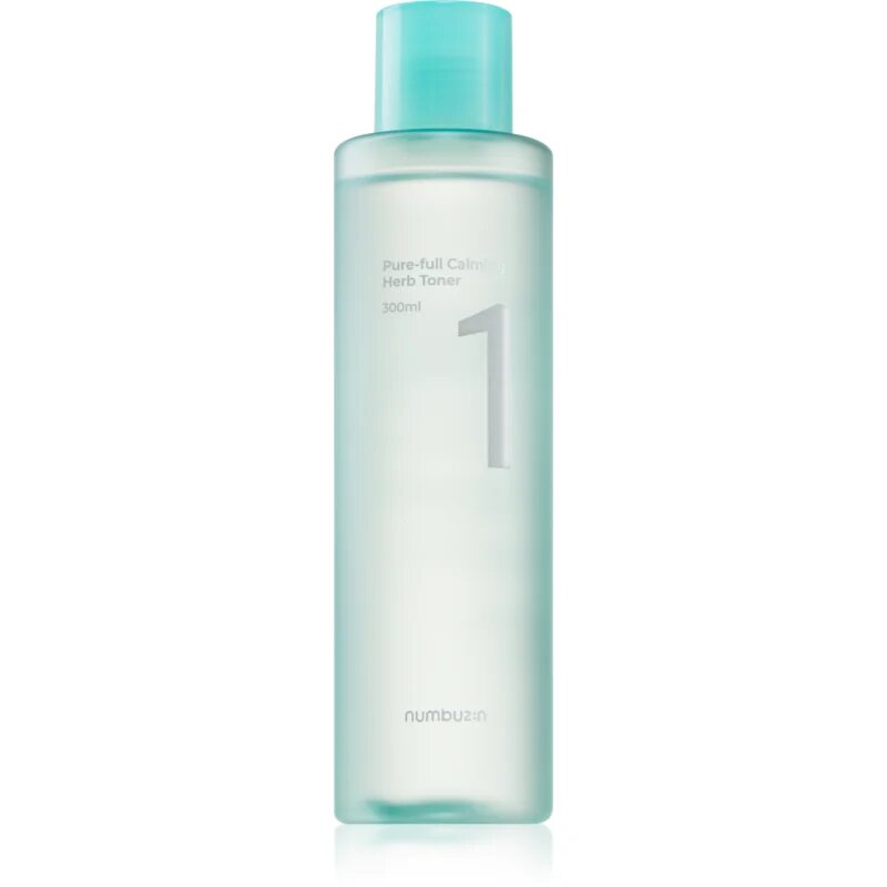Numbuzin No. 1 Pure-Full Calming Herb Toner nyugtató tonik arcra a problémás bőrre 300 ml