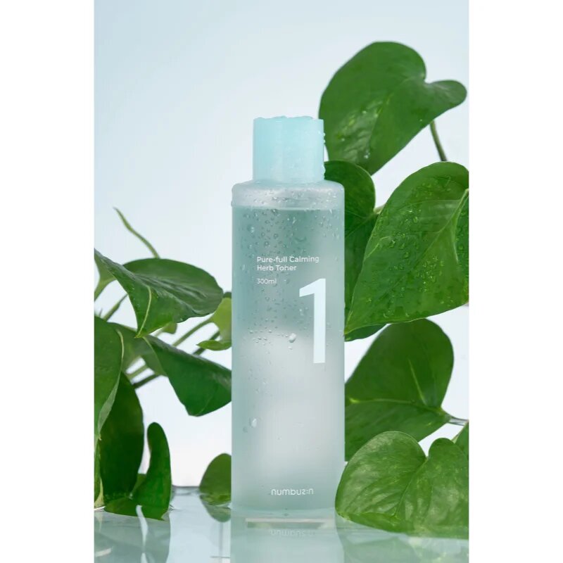 Numbuzin No. 1 Pure-Full Calming Herb Toner nyugtató tonik arcra a problémás bőrre 300 ml