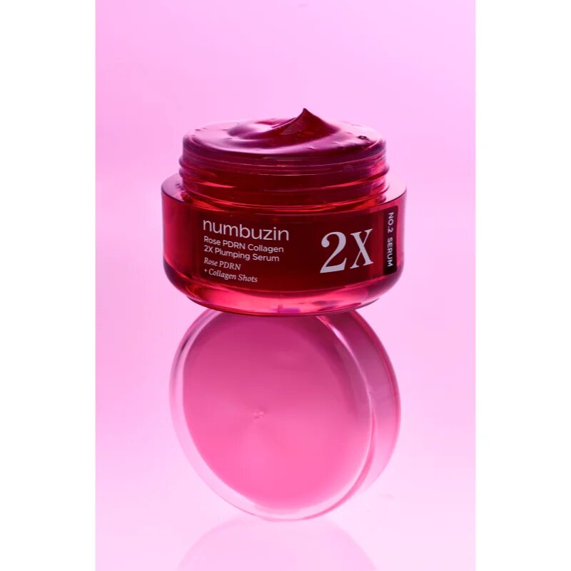 Numbuzin No. 2 Rose PDRN Collagen 2X Plumping Serum intenzív feszesítő szérum hidratáló hatással 30 ml