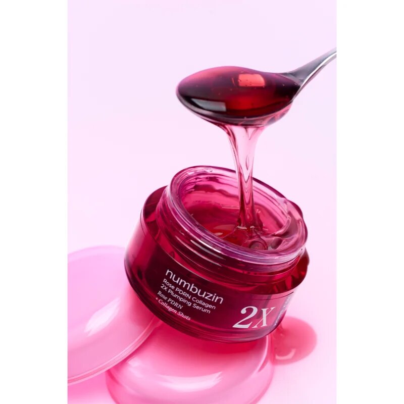 Numbuzin No. 2 Rose PDRN Collagen 2X Plumping Serum intenzív feszesítő szérum hidratáló hatással 30 ml