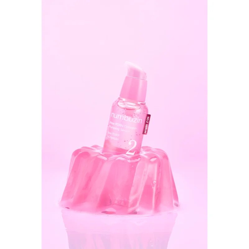 Numbuzin No. 2 Rose PDRN Collagen Plumping Serum bőrfeszesítő szérum az arcra regeneráló hatással 30 ml