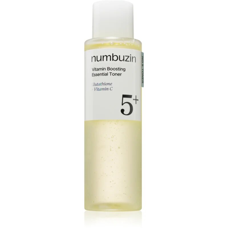 Numbuzin No. 5 Glutathione Vitamin Concentrated Toner hidratáló tonik egységesíti a bőrszín tónusait 200 ml