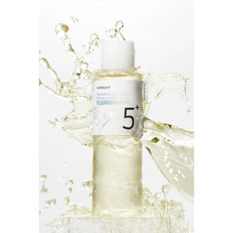 Numbuzin No. 5 Glutathione Vitamin Concentrated Toner hidratáló tonik egységesíti a bőrszín tónusait 200 ml