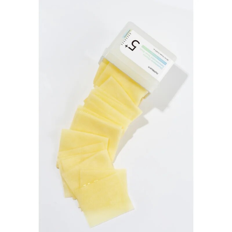 Numbuzin No. 5 Glutathione Vitamin Concentrated Toner Pad tonizáló párnák élénk és hidratált bőr 70 db