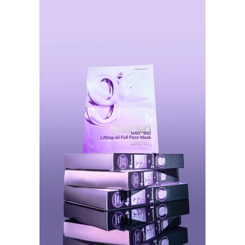 Numbuzin No. 9 NAD Bio Lifting-sil Full Face Mask feszesítő kollagén maszk peptidekkel 4 db