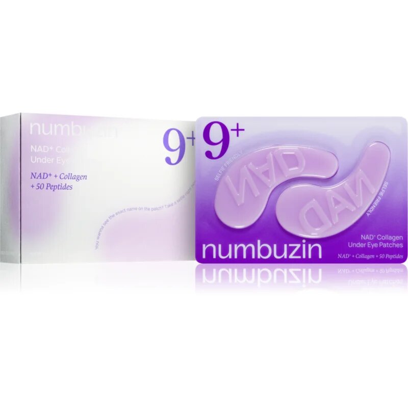 Numbuzin No. 9 NAD+ Collagen Under Eye Patches hidrogéles párnácskák a ráncok és a sötét karikák ellen 5 db