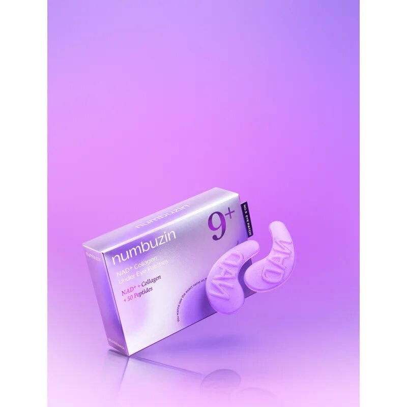 Numbuzin No. 9 NAD+ Collagen Under Eye Patches hidrogéles párnácskák a ráncok és a sötét karikák ellen 5 db